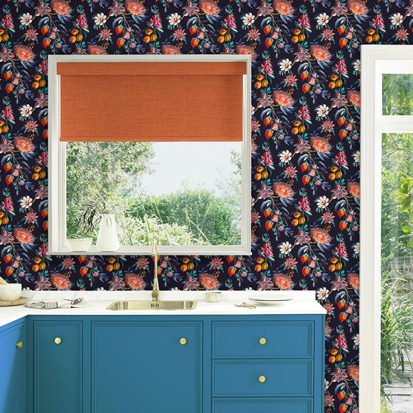 Physic Garden Wallpaper - Navy